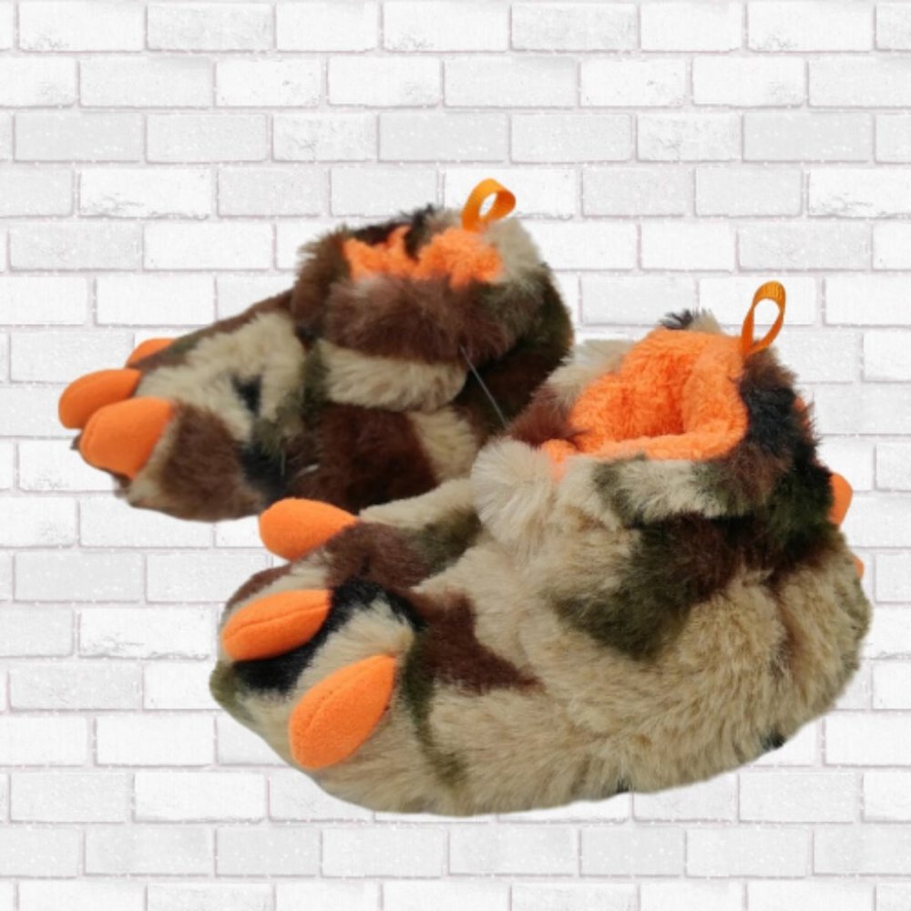 ❌SOLD❌Wonder Nation Camouflage Baby Claw Slippers - Picture 3 of 7